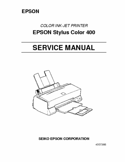 epson stylus color 400 manual de servicio en ingles en pdf